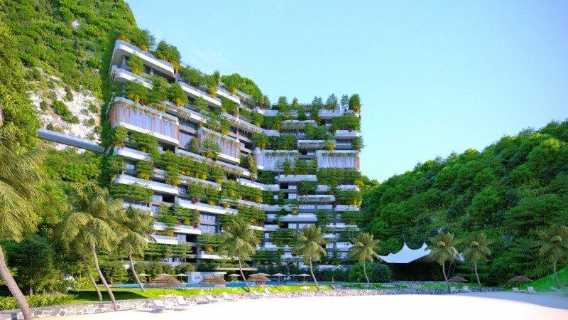 Hình ảnh resort Tam Đảo hạng sang với bể bơi vô cực và view núi hùng vĩ